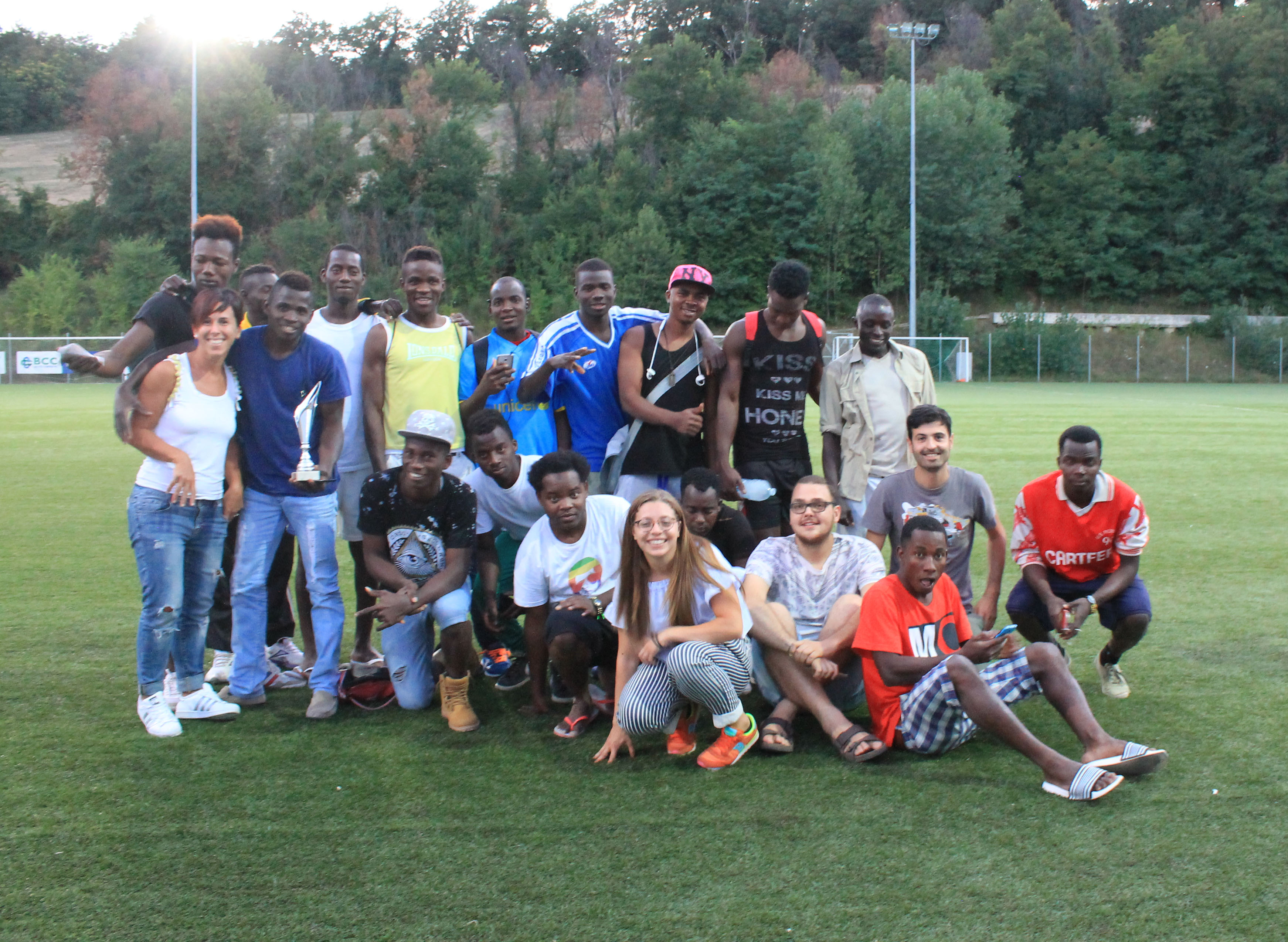 San Michele al Fiume sportivi e rifugiati insieme per la 2